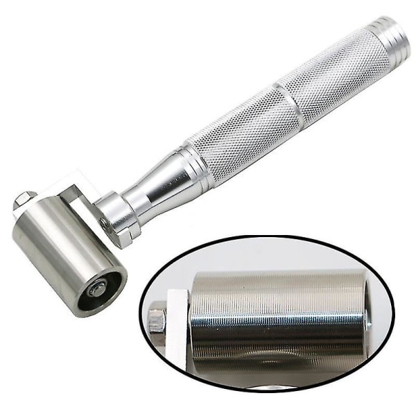 Rustfrit stål Tapet Seam Roll Flat Press Roller Med Lager Type A Roller 40mm (1:a)