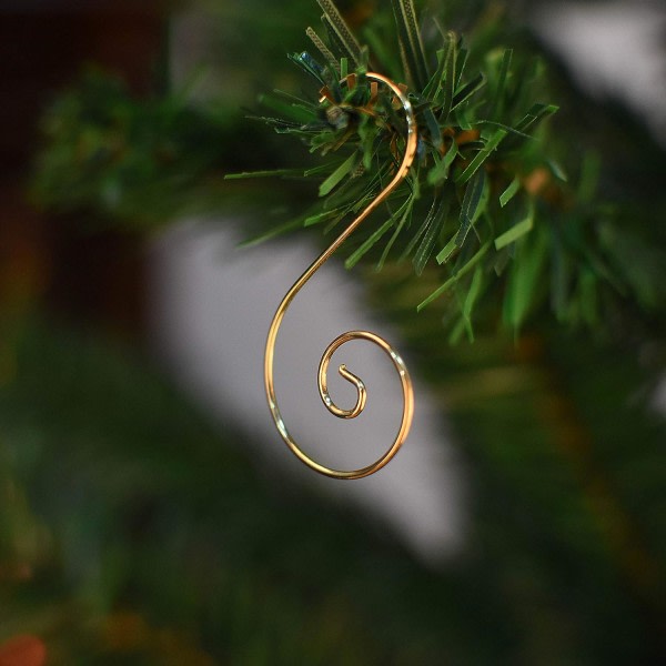 Galaxy Christmas Ornaments Koukut joulukuusen ripustin Täydellinen joulukuusen koristeluun - 120 /kulta