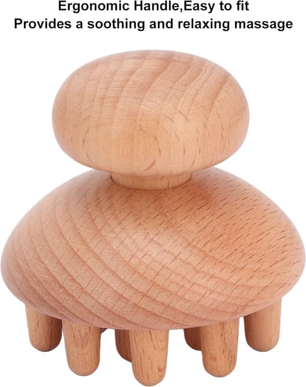 Svampe træbehandlingsværktøj, Fuld krops Gua Sha massager til mænd og kvinder