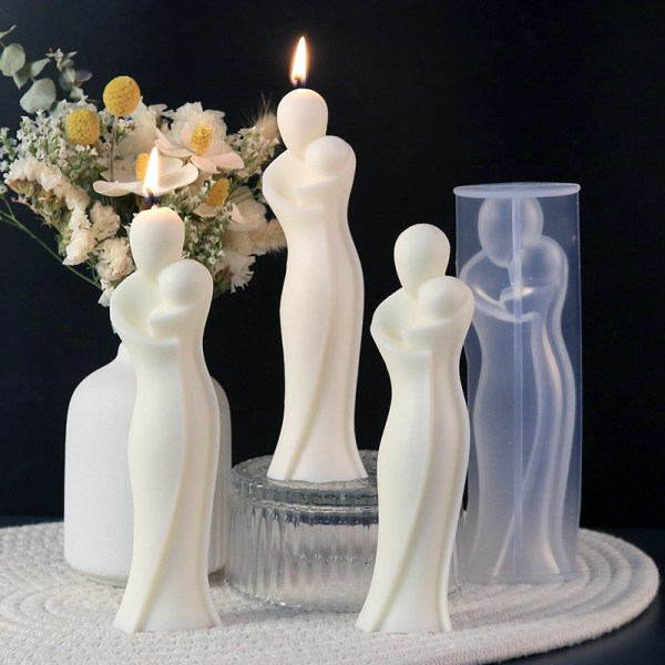 3D Silikonform Krop DIY Form Kunst Silikonlys