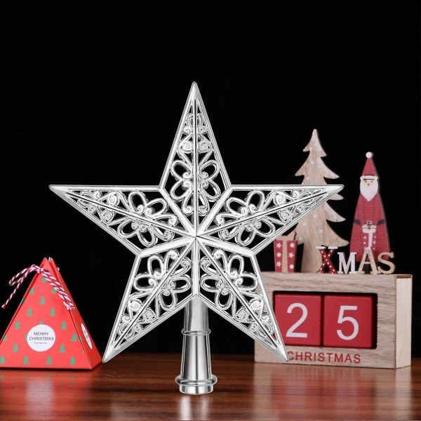 Stjerne Juletre Topp Utskjæring Juletre Ornament