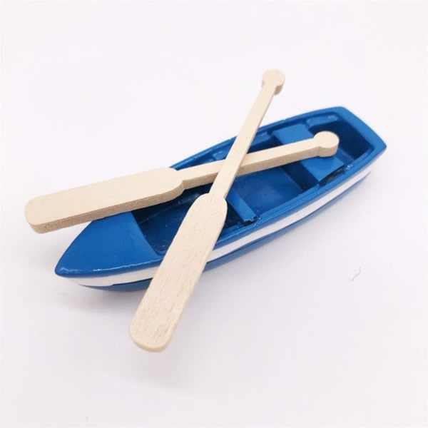 Galaxy Miniatyr trä segelbåt malli medelhavsdekoration nautiska gåvor för DIY dockhus
