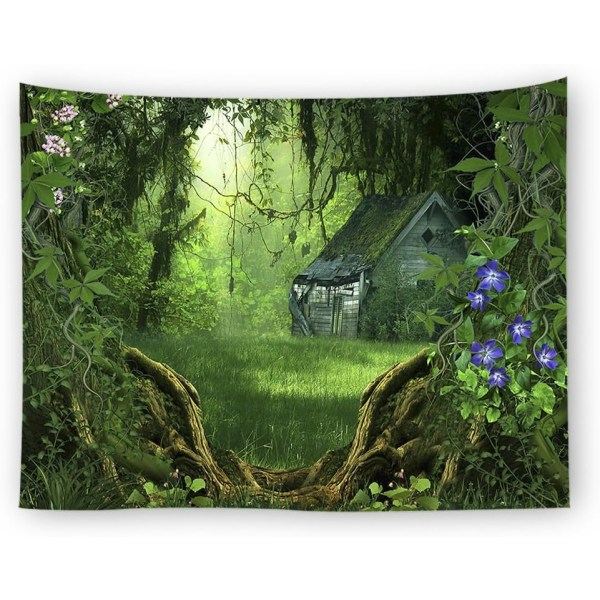 Soverom Stue Veggdekorasjon Tekstil Skog Trykk Gobeleng (200X150cm)