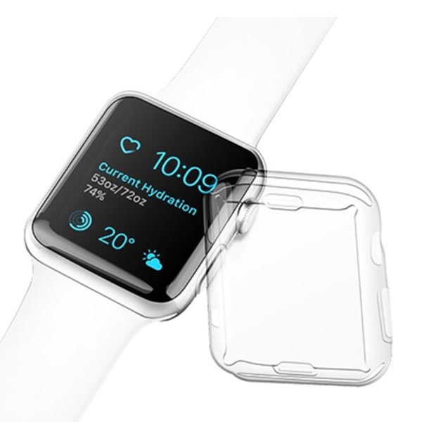 TG Apple Watch Series 1/2/3 42mm - Exklusivt Skyddsskal Transparent/Genomskinlig