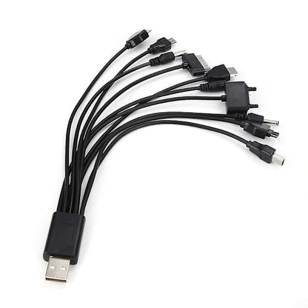 1 pc 10-in-1 Multifunctional Charger USB Cables For Ipod Motorola Nokia Samsung Lg Sony Ericsson Consumer Electronics Data Cables_yux