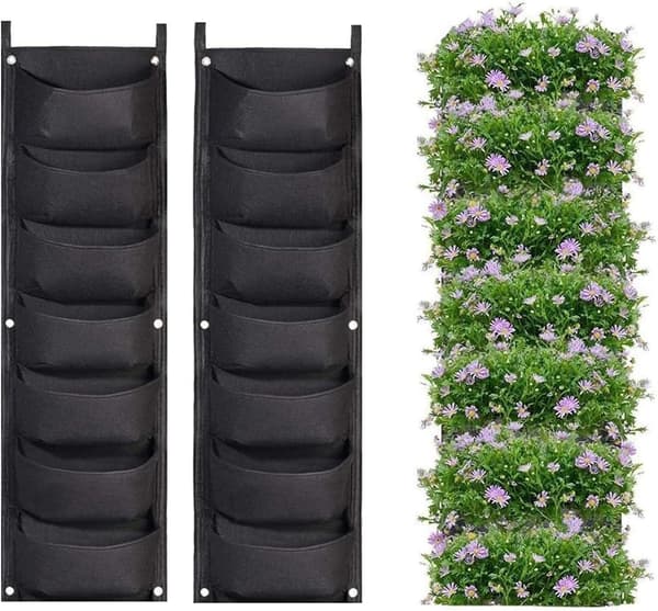 Dewenwils Hängande Planteringspåsar, 2-pack Planteringskärl Mu