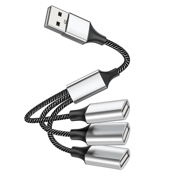 Ryra Multi USB Typ C Hub-jakaja, 4 porttia, OTG, nopea tiedonsiirto, kannettava