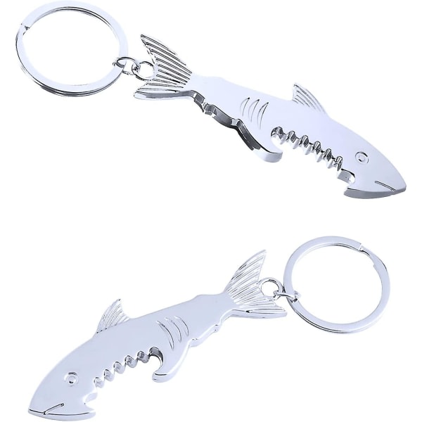 Metal Shark Flasköppnare nyckelring