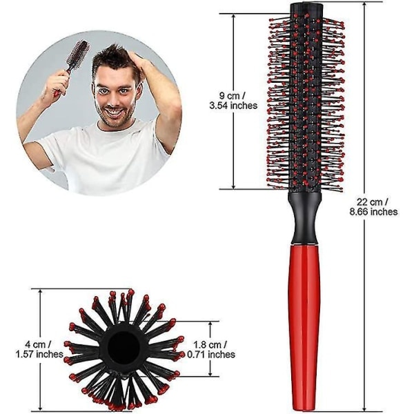 TG Quiff Roller Rund Hårbørste Kam Hårstyling
