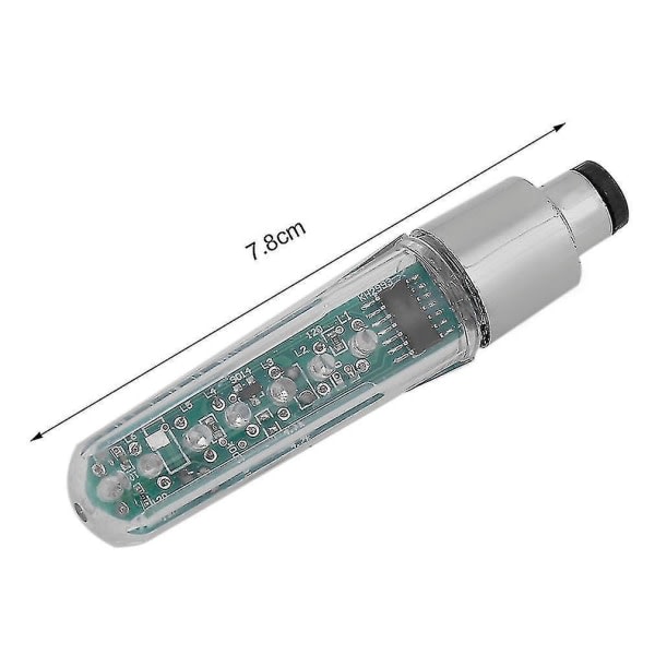 Kult 7 LED Sykkel Hjul Dekk Eiker Ventil Blinkende Bokstavslys Ny