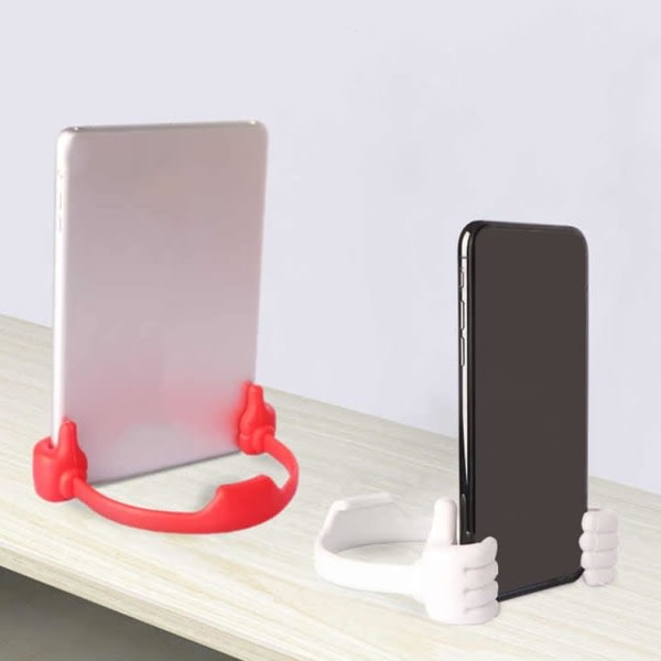Galaxy 8 st rolig matkapuhelinhållare, bordstelefonhållare, bärbar telefonhylla (slumpmässig färg)