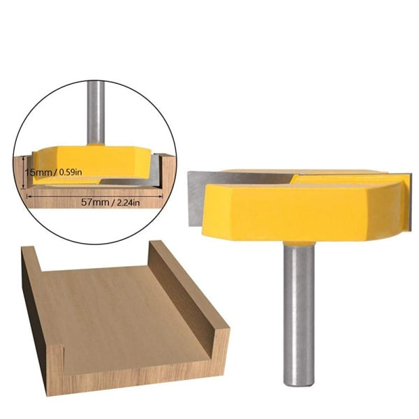 8 mm bit, 8 x 57 mm, gulvrengjøringsverktøy, gulvsliping, for trebearbeiding, fresing