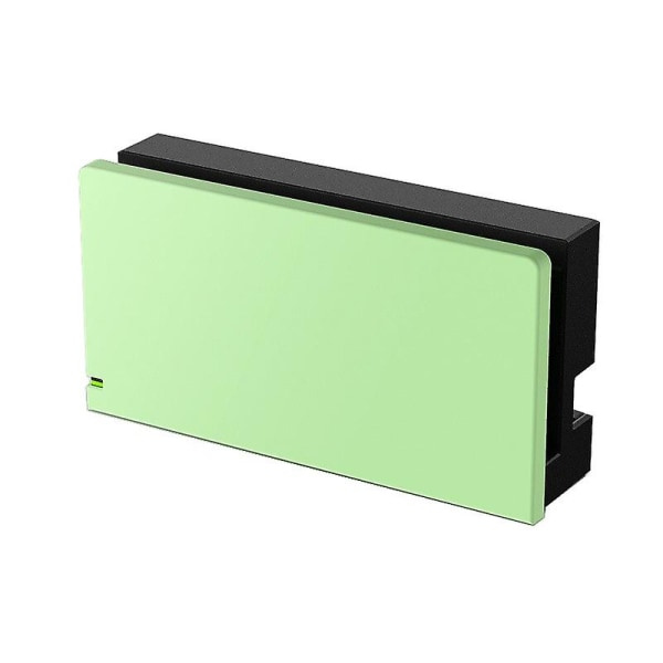 H?rdt etui TV-dock ladestasjon deksel stativ lader beskyttelsesdeksel for Nintendo Switch NS-konsoll Krystallbeskytter SkinGrønn