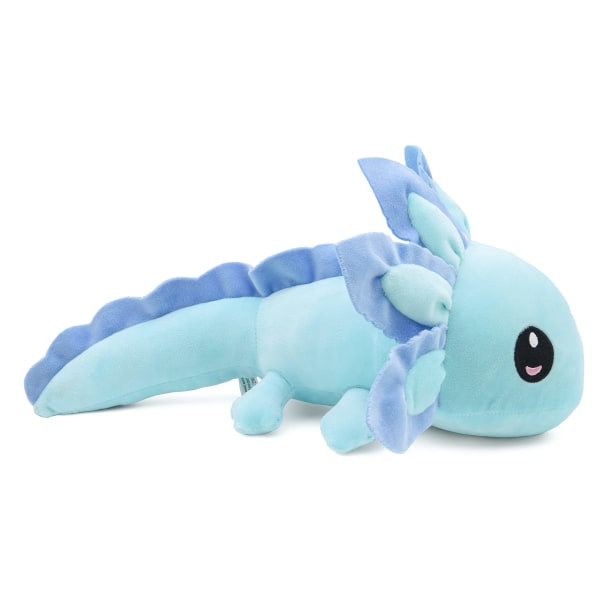 Axolotl-pehmolelu, pehmeä ja hurmaava salamandri pehmolelu Axolotl-pehmolelulahjat pojille, tytöille (sininen)