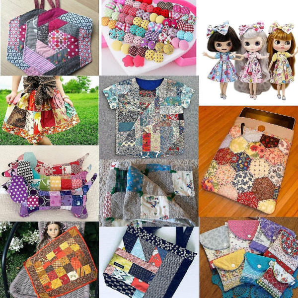 50 stycken bomullstyg Tygpaket Patchwork bomullstyg 25cmx25cm--_max