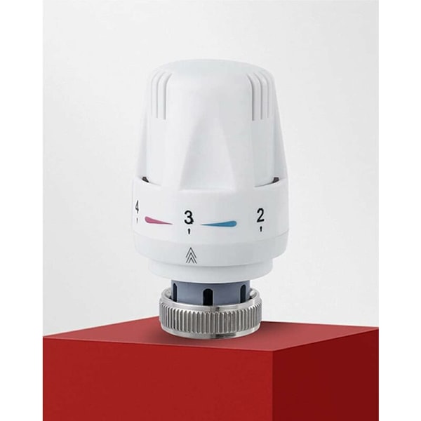 Termostatisk radiatorventil, M30 x 1.5 Termostat hode Radiatorventil Termostatventil Erstatningshode Radiatorventil for hjemmekontor