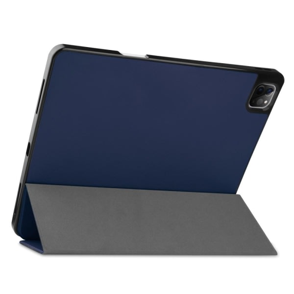 iPad Pro 12,9" 2021 Slim fit tri-fold fodral - Blå Blå