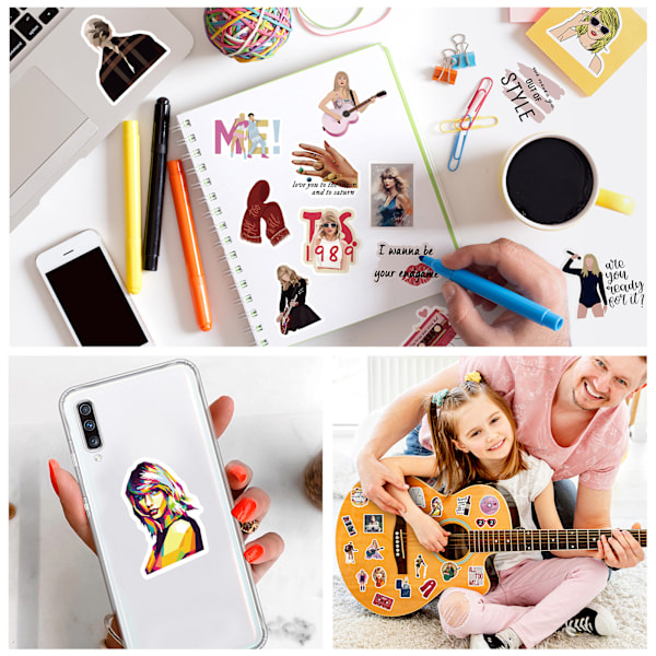 50 Taylor -tarraa, uusi laulaja Taylor Swift, Taylor Swift -tarrat T01041601 T01041601 50PCS