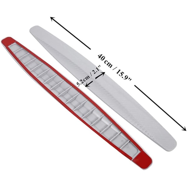TG Stötdämpande Bumper Skydd (2-pack) för Kofångaren Svart