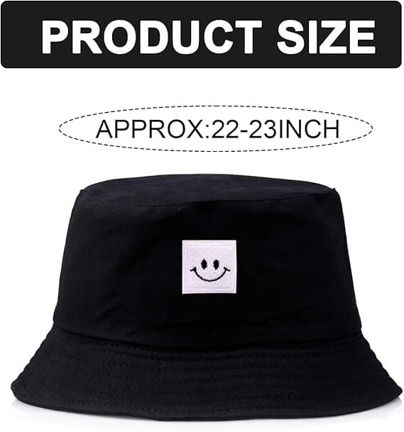 2-pack vändbar broderad bucket hat, packbar solhatt för kvinnor och män_yux
