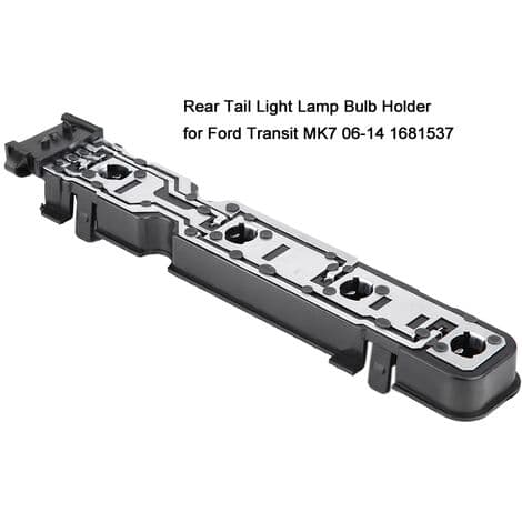 Tail Light Holder for Ford Transit MK7 06-14 - Black ABS Housing - Durable and Easy-to-Install Replacement