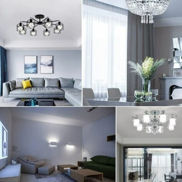 G9 LED-pære - 5W tilsvarer 3,2W -3,4W G9 halogen, 420LM, minipære, kaldhvit 6000K, flimmerfri, AC100-265V, IKKE-dimbar, pakke med 5