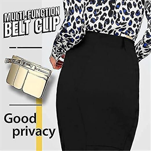 Multifunktionellt bältesklämma, sladdlöst spänne, osynligt bälte, Lazy Belt Spänn midjeband, unisex