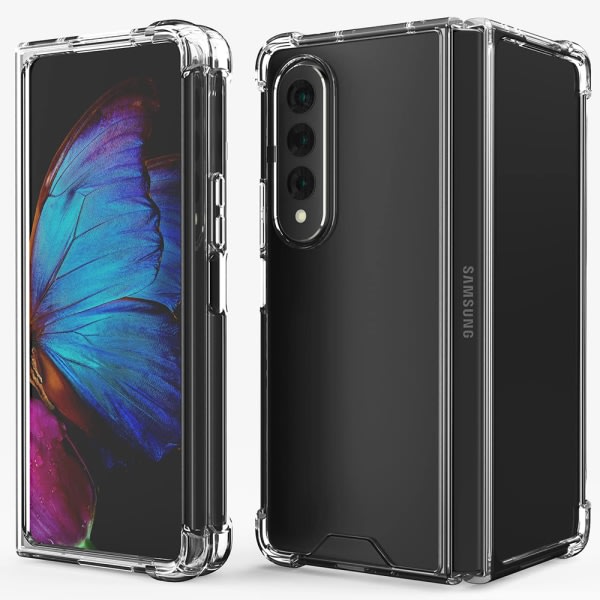 TG Samsung Galaxy Z Fold 4 - Stødabsorberende Stilfuldt (Floveme) Cover Gennemsigtigt