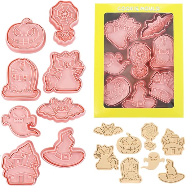 Halloween Cookie Cutter - Cookie Cutters - Kagepynt (Halloween, Stil A)