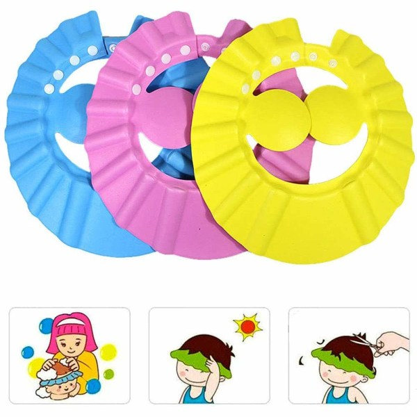 TG 3 babyshower, justerbara duschmössor, duschskyddstillbehör