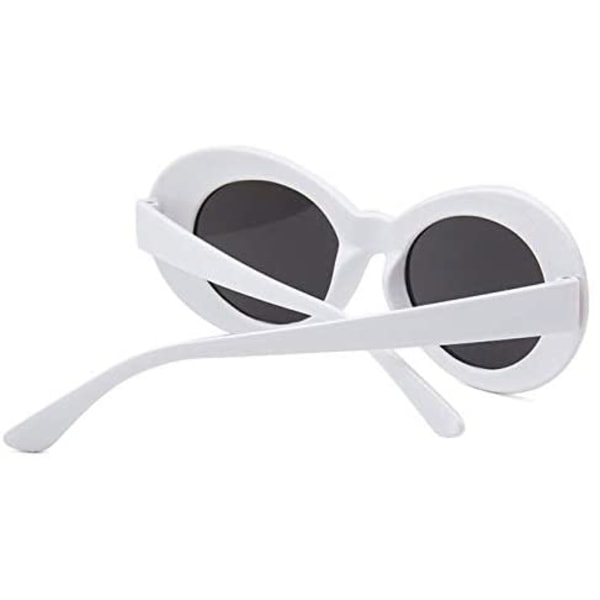 Clout Goggles Oval Mod Retro Vintage Aurinkolasit pyöreä lins
