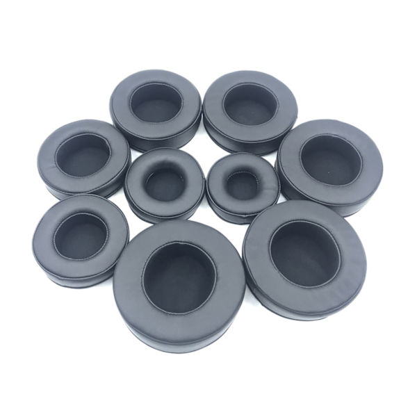 2 st/ set Öronkuddar PU Läder Öronkuddar Hörlurskuddar 65mm-110mm 65MM 0.03
