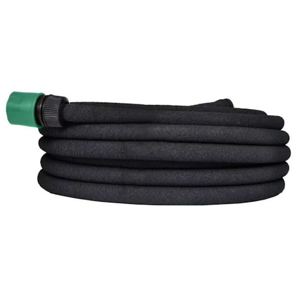 vidaXL Dryppslange 1/2\" tilkobling 50 meter Black Svart