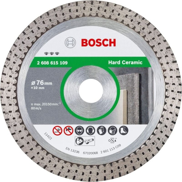 Bosch Professional - Beste for keramisk diamantskive (for keramikk, Ø 76 mm, bo