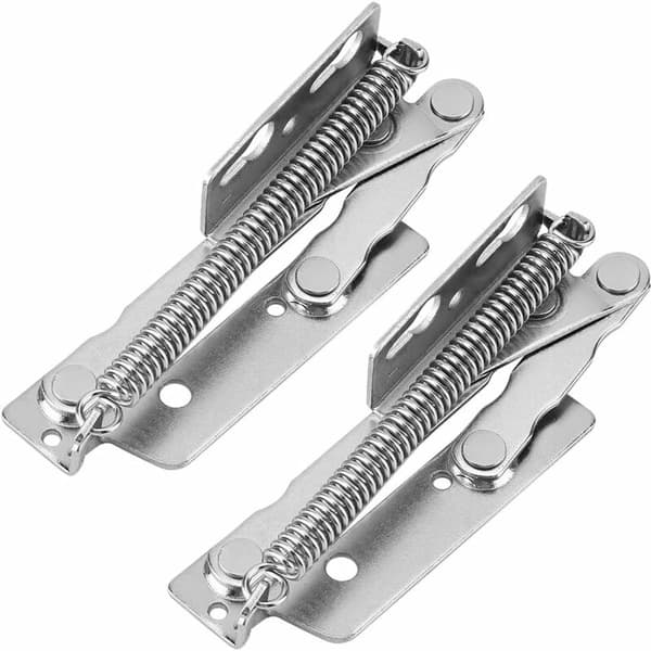 2-pack hållbara vikbara stödlänkar i stål för skåp, garderob, dörr