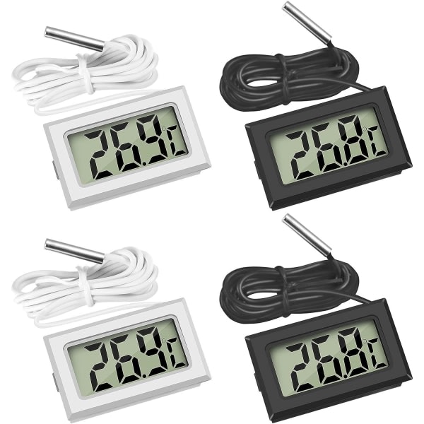 Mini digital LCD termometer med temperatursensor S