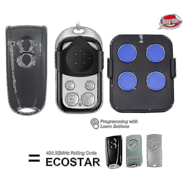 Hormann Ecostar Rse2 Rsc2 433 MHz Kaukosäädin Rullkoodi Ecostar Rsc2-433 Rse2-433 Mhz Kaukosäädin