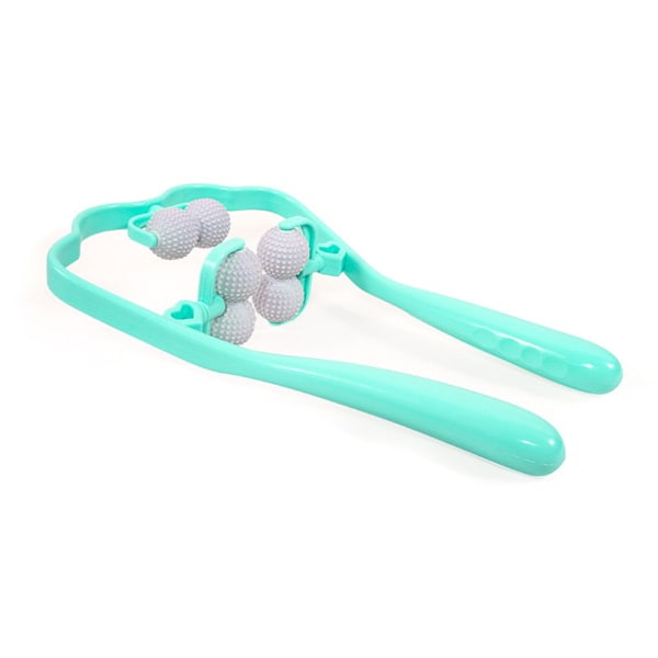 Cervical vertebra skulder- og nakkemassasjeapparat husholdnings multifunksjonell manuell massasjeapparat håndholdt nakkeklemmeinstrument eltemassasje for nakke Six ball green 23*33