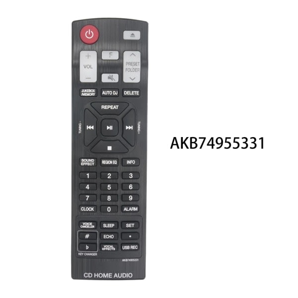 AKB74955331 Fjernbetjening Udskiftning Stereo Mini Hi-Fi Lydsystem OJ98 CJ98 NJ98F CJ87 CJS87F CJS98F CJ88 CJS88F