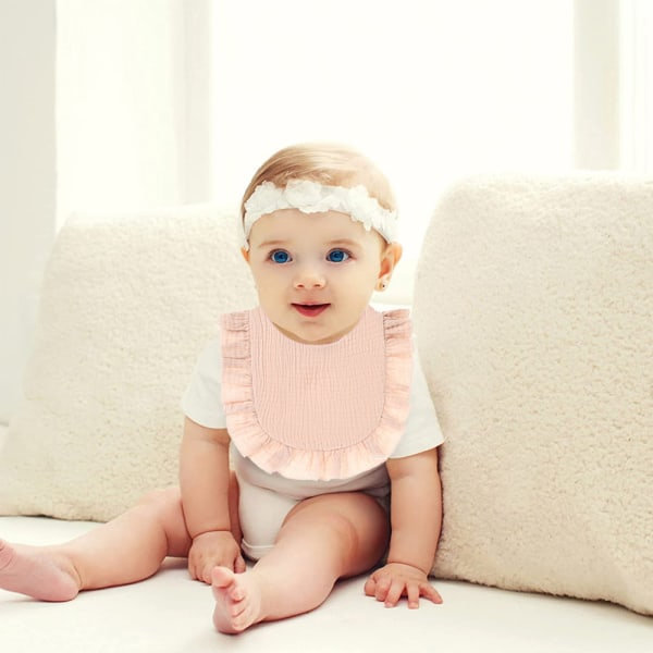 TG Baby Muslin Bandana Dregla Haklappar för Pojkar, Flickor, Justerbar Baby Khaki