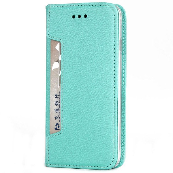 TG Praktisk Stilrent (FLOVEME) Wallet Case - Samsung Galaxy S9 Grøn