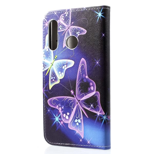 Huawei P30 Lite Lommebokveske - Vakker Butterfly Blå