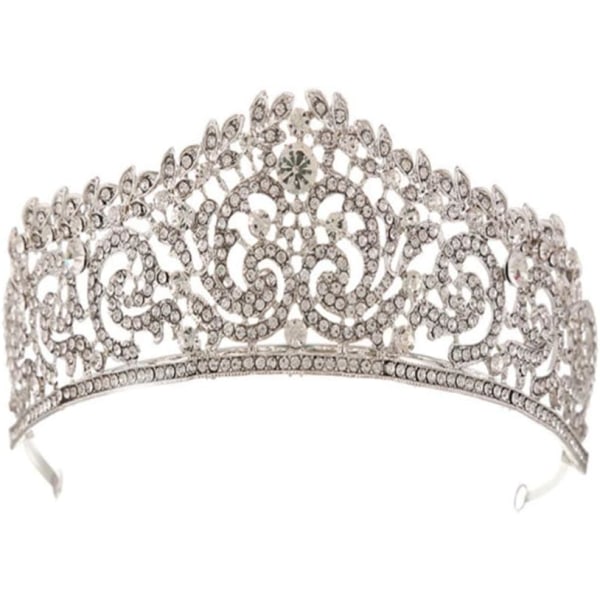 Galaxy Rhinestone Häätiara Pannanauha Crystal Tiara Pääkoristeet Korut Hääpäivälle Syntymäpäivälle