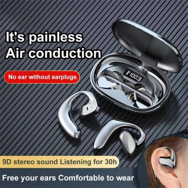 Bluetooth Headset - Benledningshørebøffer Støjreducerende