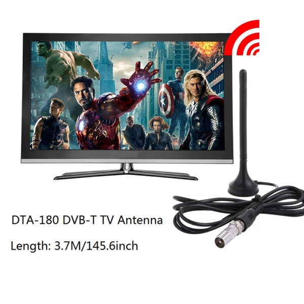DVB-T TV Kaksoisantenni HDTV 25DB Digitaalinen Sisäantenni Antenni B