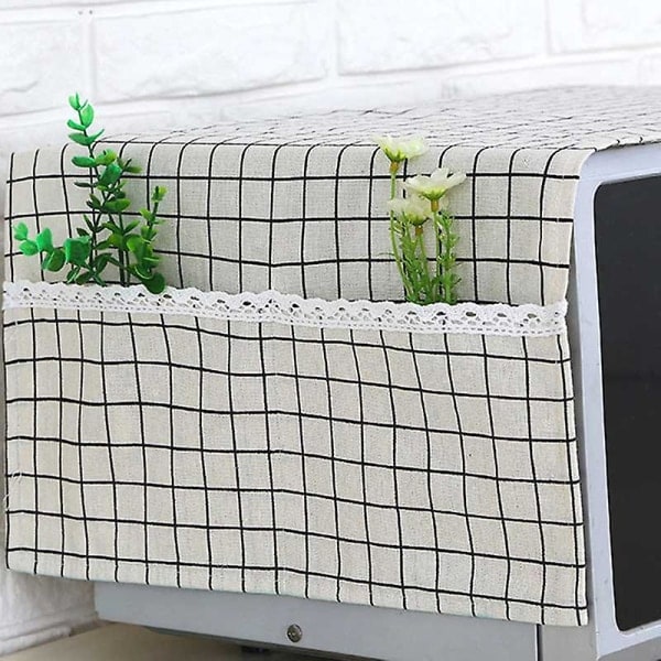 35*95cm Mikroaaltouunin pölysuoja taskuilla Liina