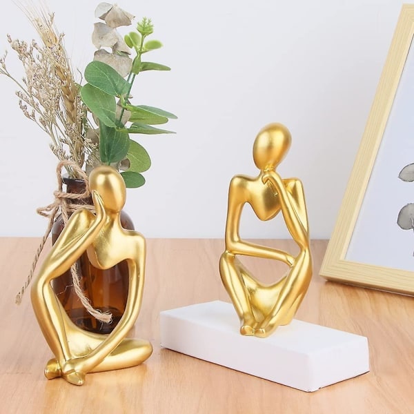 Statuer og moderne tenkerharpiks, statue av abstrakt tenker
