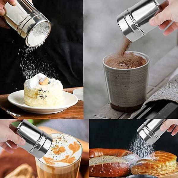 1 sæt Mælkeskummende kande 12 oz/350 ml, dampkande i rustfrit stål