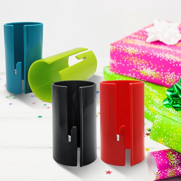 Presentpappersskärare, 4 x, presentrullskärare, för jul, födelsedagsförpackning