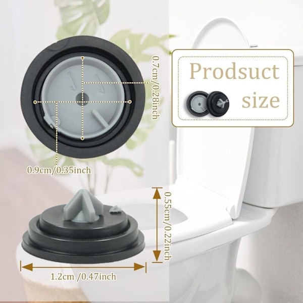 3 stk. Ventildiaphragmaforsegling, Flydeventildiaphragma, Ventildiaphragmaforsegling, Sideindgangsdiaphragmaforsegling til Toiletskyldningsvedligeholdelse